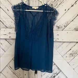 Sheer Blouse with built in Cami